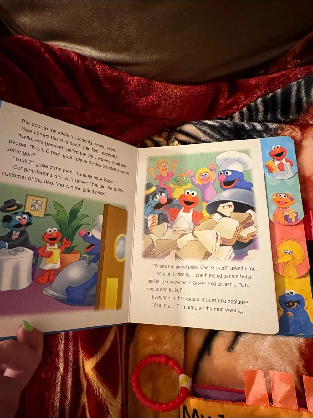 Sesame Street & Baby Learning Book Lot Elmo ABC Touch & Feel 4 Books